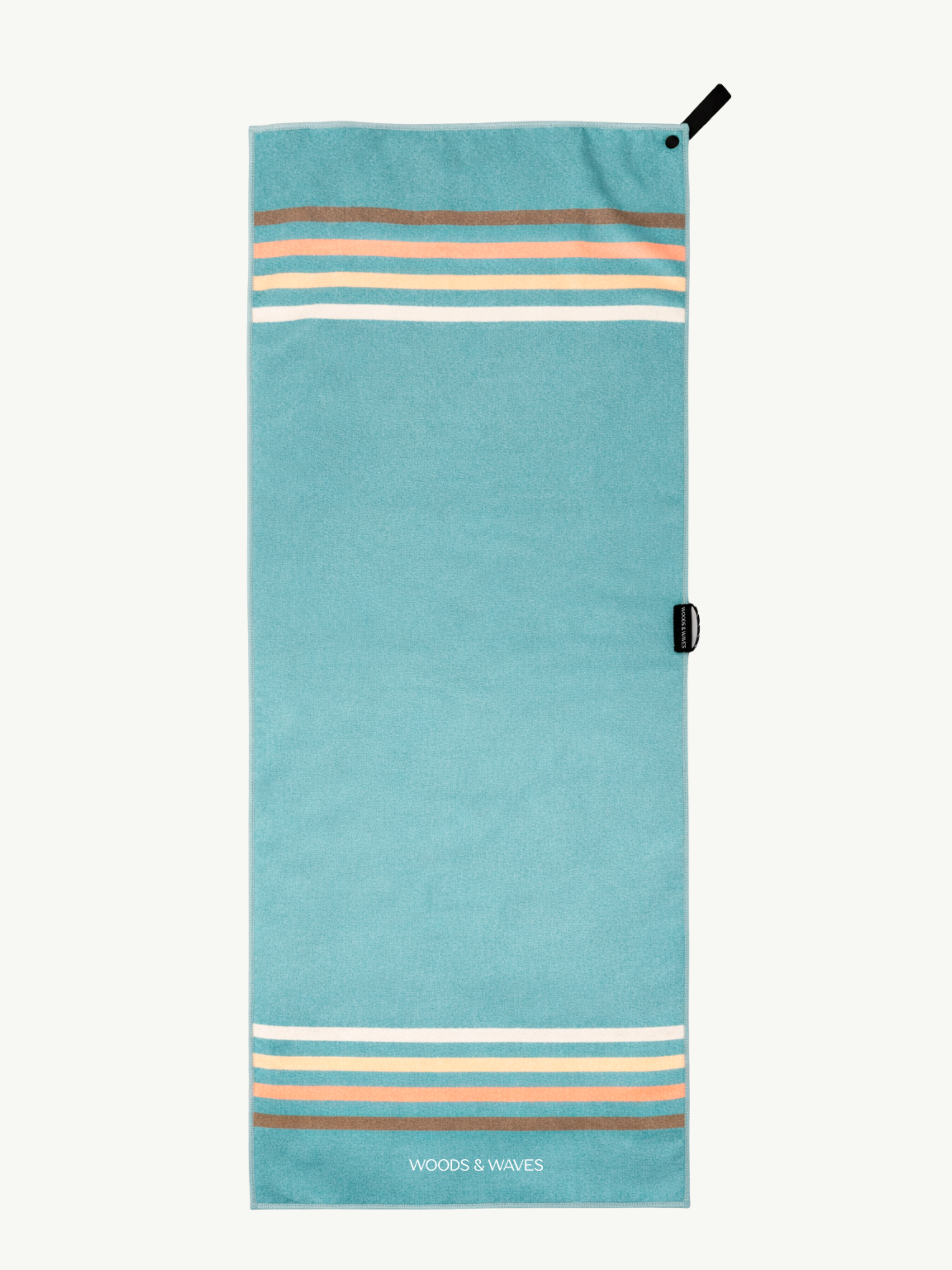 Calm Cruise Eucalyptus – ręcznik sportowy z magnesem i kieszenią zapinaną na zamek błyskawiczny