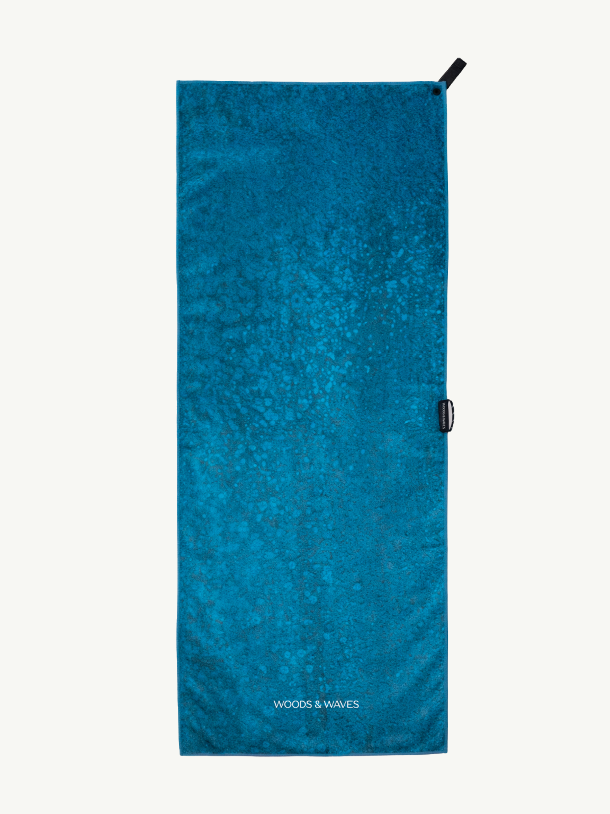 Blue Rebel – ręcznik sportowy z magnesem i kieszenią zapinaną na zamek błyskawiczny