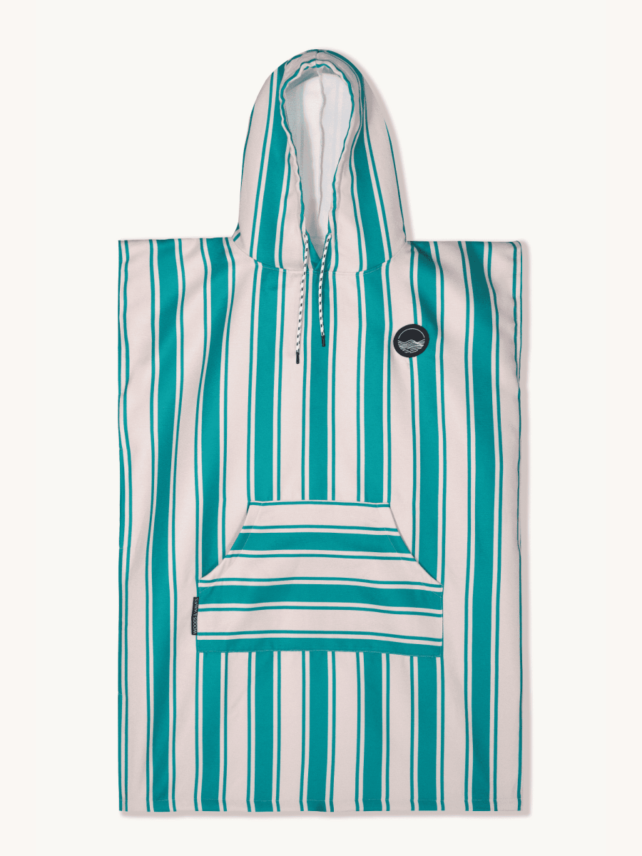 Surf - Poncho - für Frauen & Männer - aus schnelltrocknender und leichter Mikrofaser - Ocean Cabana - woodsandwaves.co