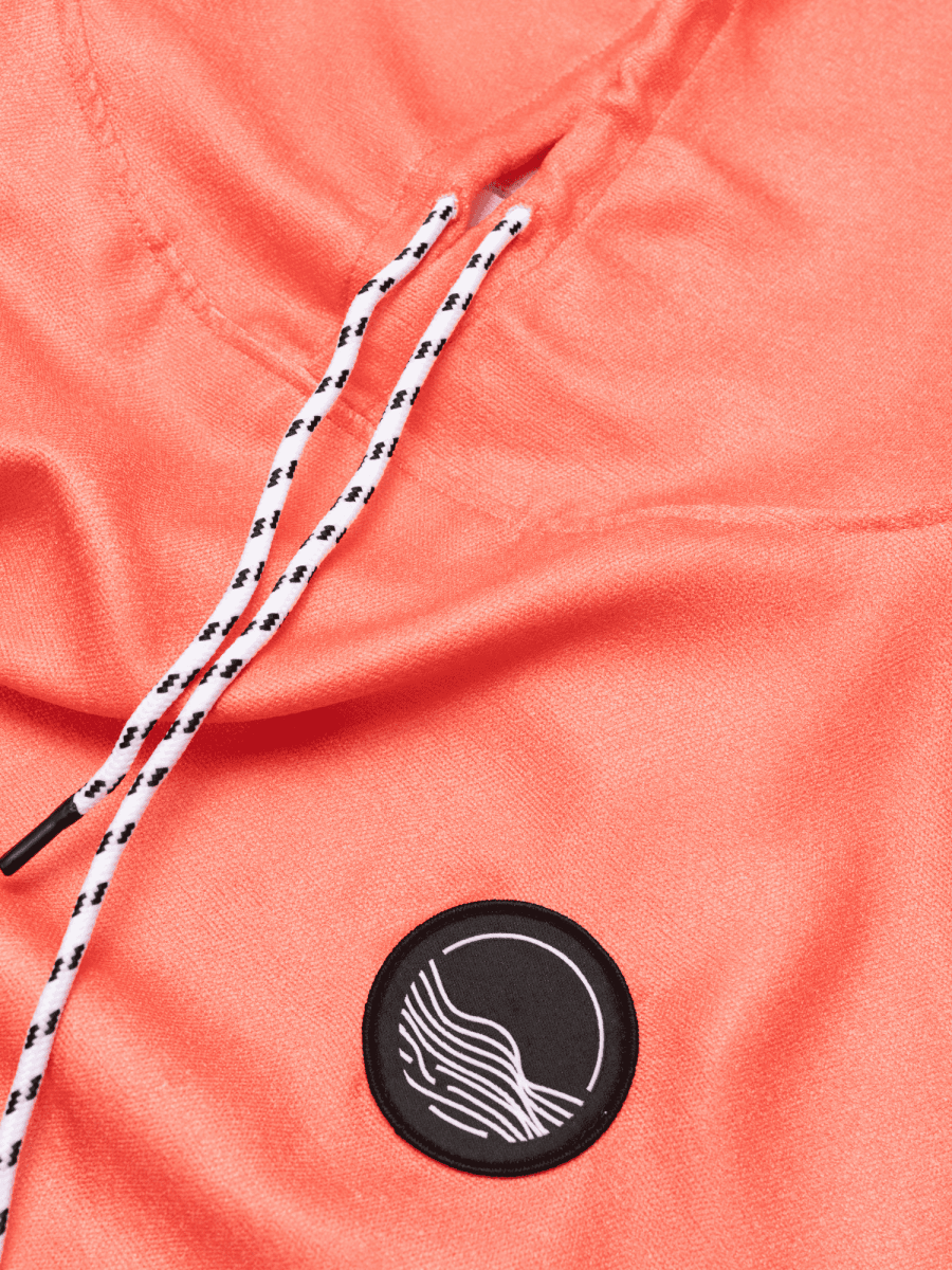 Surf - Poncho - für Frauen & Männer - aus schnelltrocknender und leichter Mikrofaser - Tropical Bloom - woodsandwaves.co