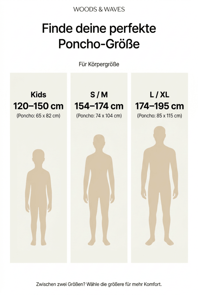 Surf - Poncho - für Frauen & Männer - aus schnelltrocknender und leichter Mikrofaser - Tropical Bloom - woodsandwaves.co